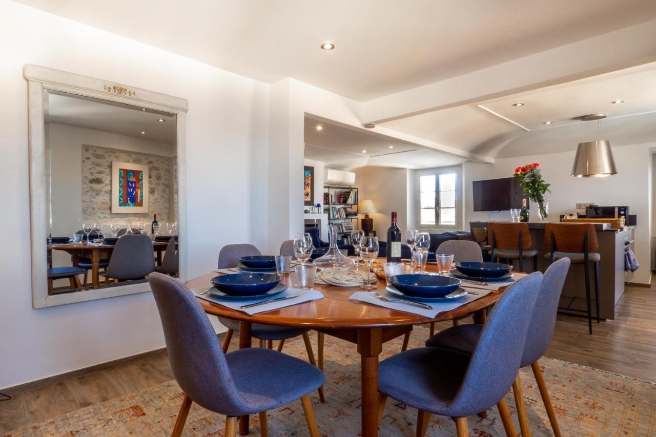 Charmant Appartement Spacieux Pour 6P Vue Mer Vieil アンティーブ エクステリア 写真