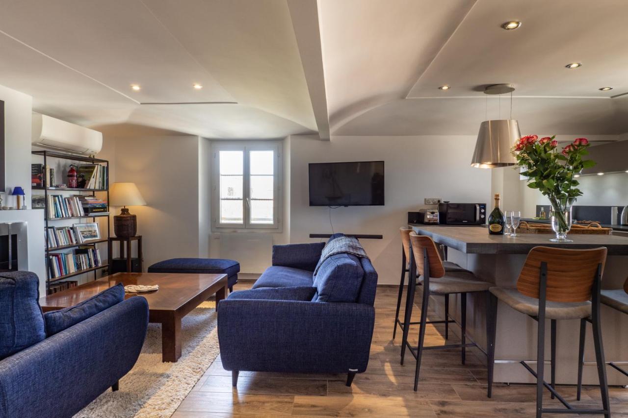 Charmant Appartement Spacieux Pour 6P Vue Mer Vieil アンティーブ エクステリア 写真