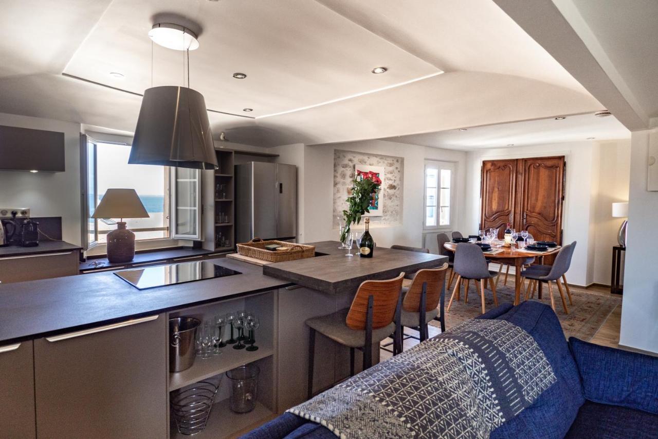 Charmant Appartement Spacieux Pour 6P Vue Mer Vieil アンティーブ エクステリア 写真
